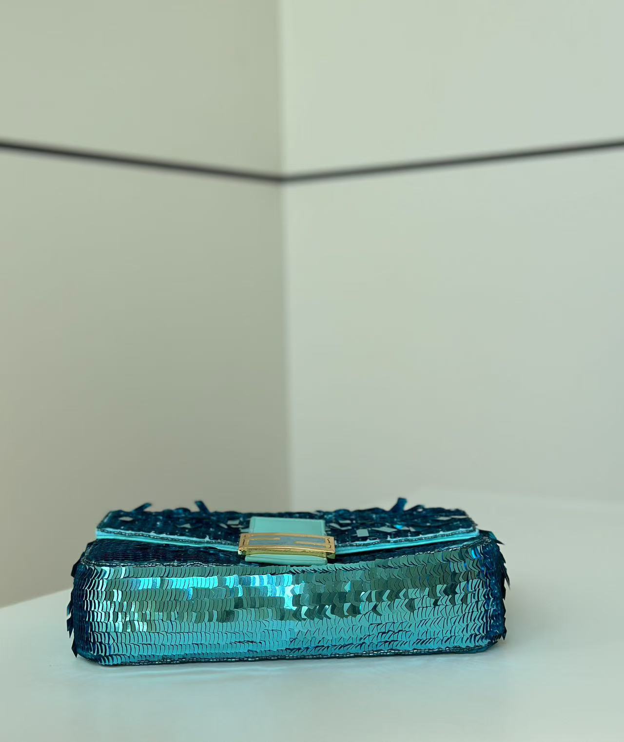 Fendi bead baguette bag hand-sewn