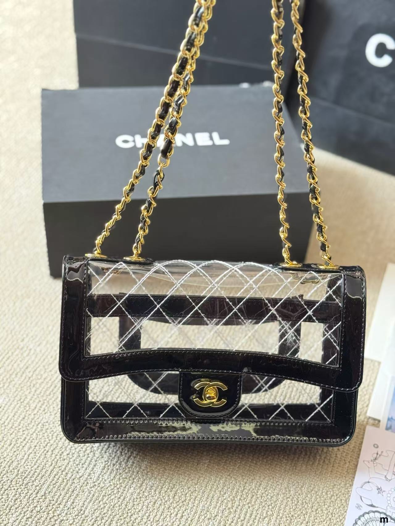 Chanel Clear CF Jelly bag