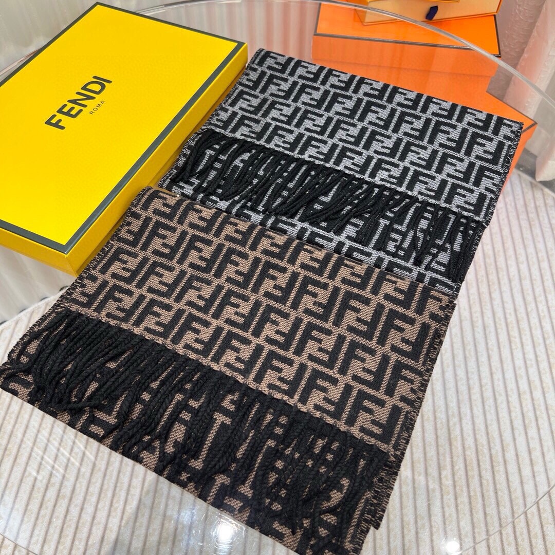 Fendi scarf Double F
