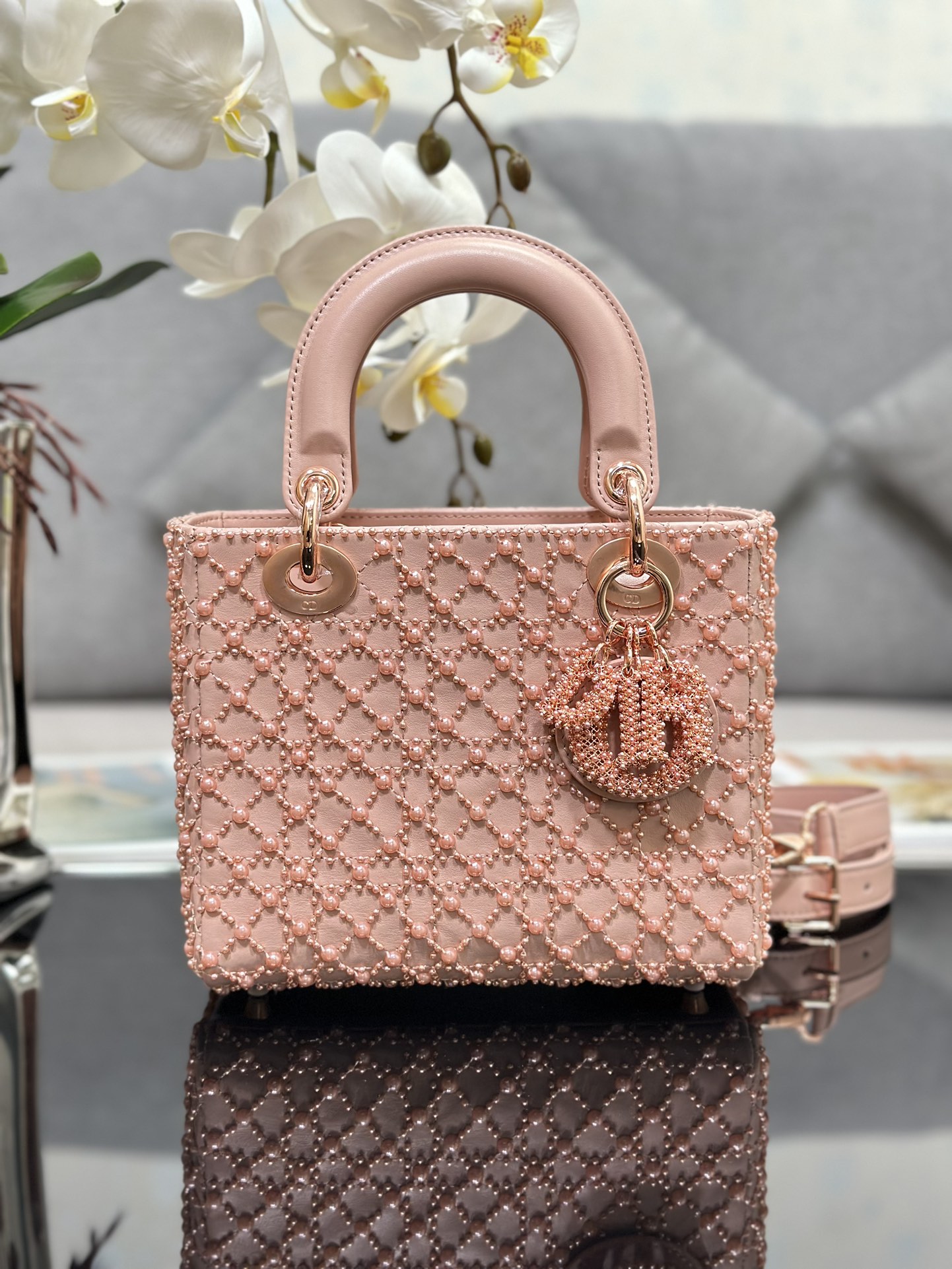Top version Lady Dior handbag