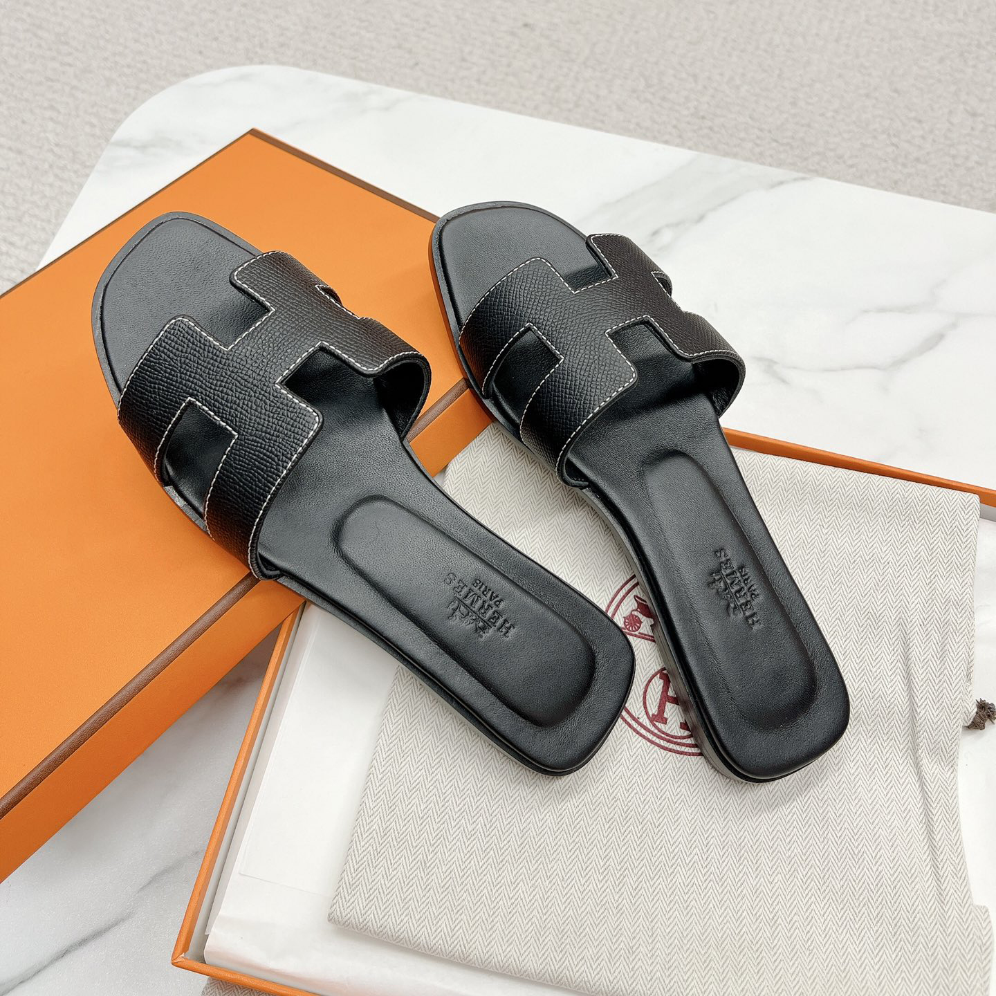 Hermes High quality original slippers