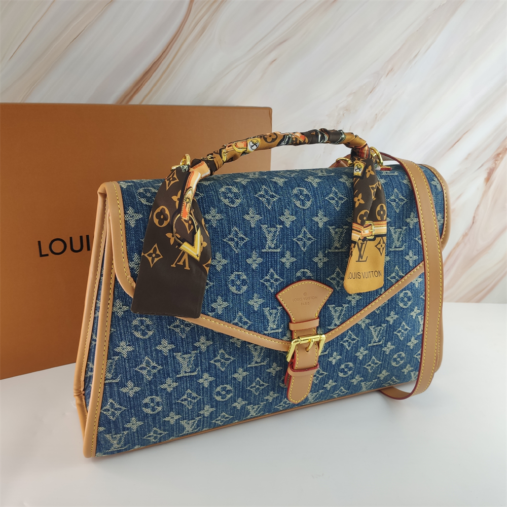LV Louis Vuitton Denim Nurse Bag