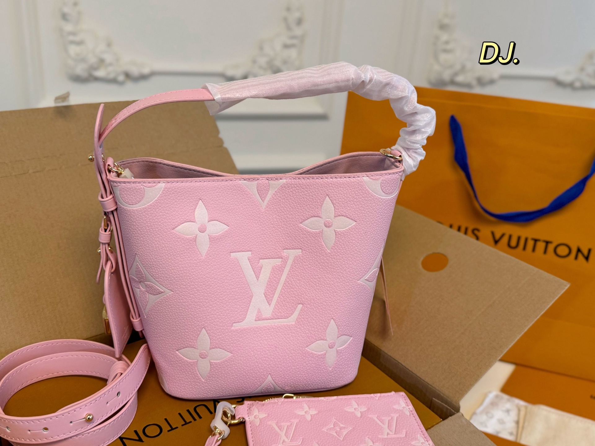 LV 25 Allinbb bucket shoulder handbag