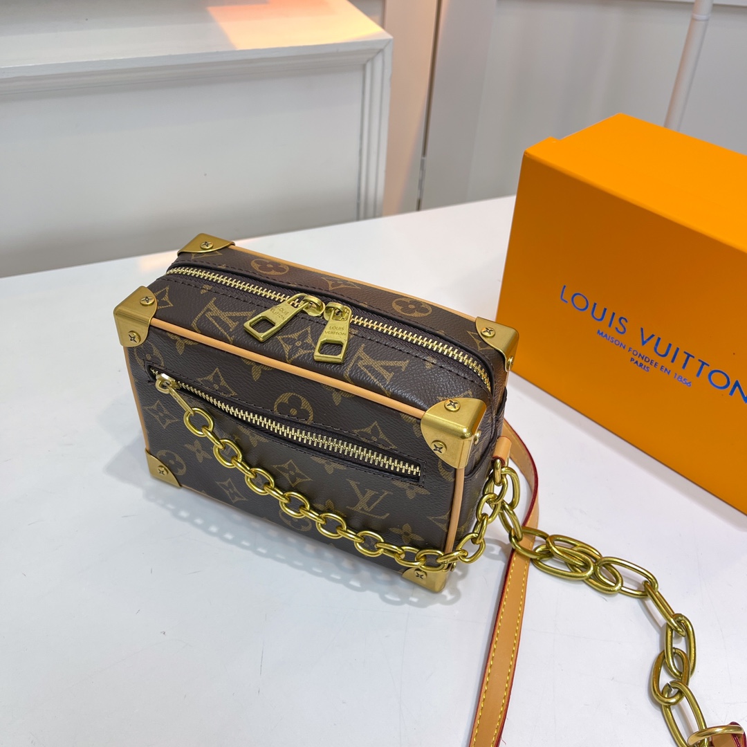 LV box shoulder bag