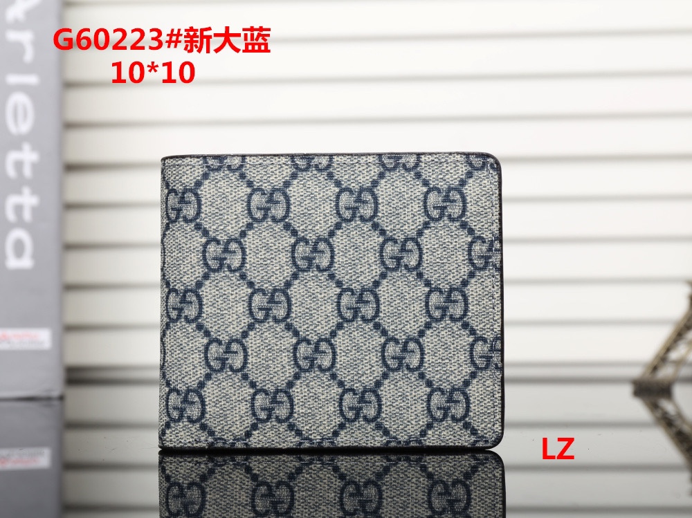 Replica GG Marmont bi-color card case wallet