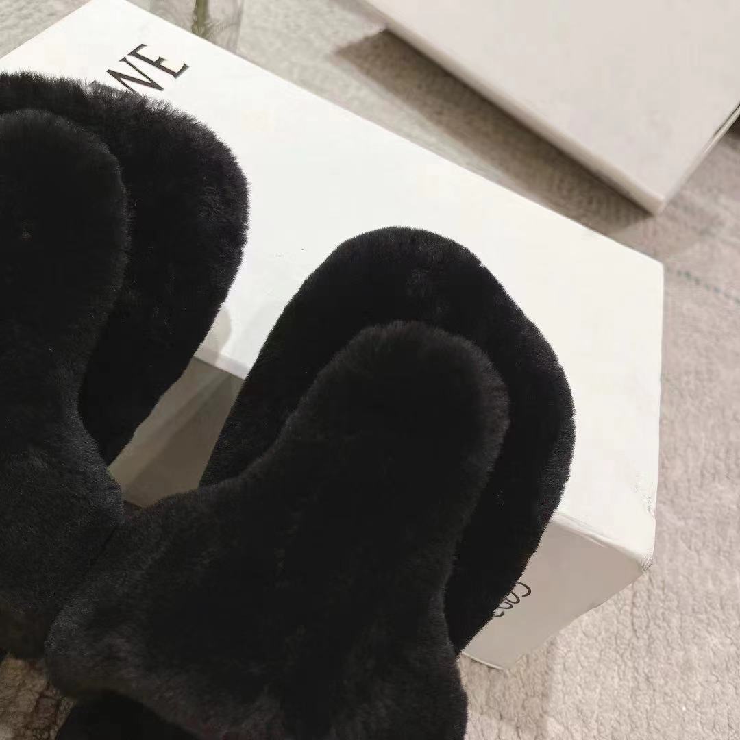 Loewe Ease woolen slippers