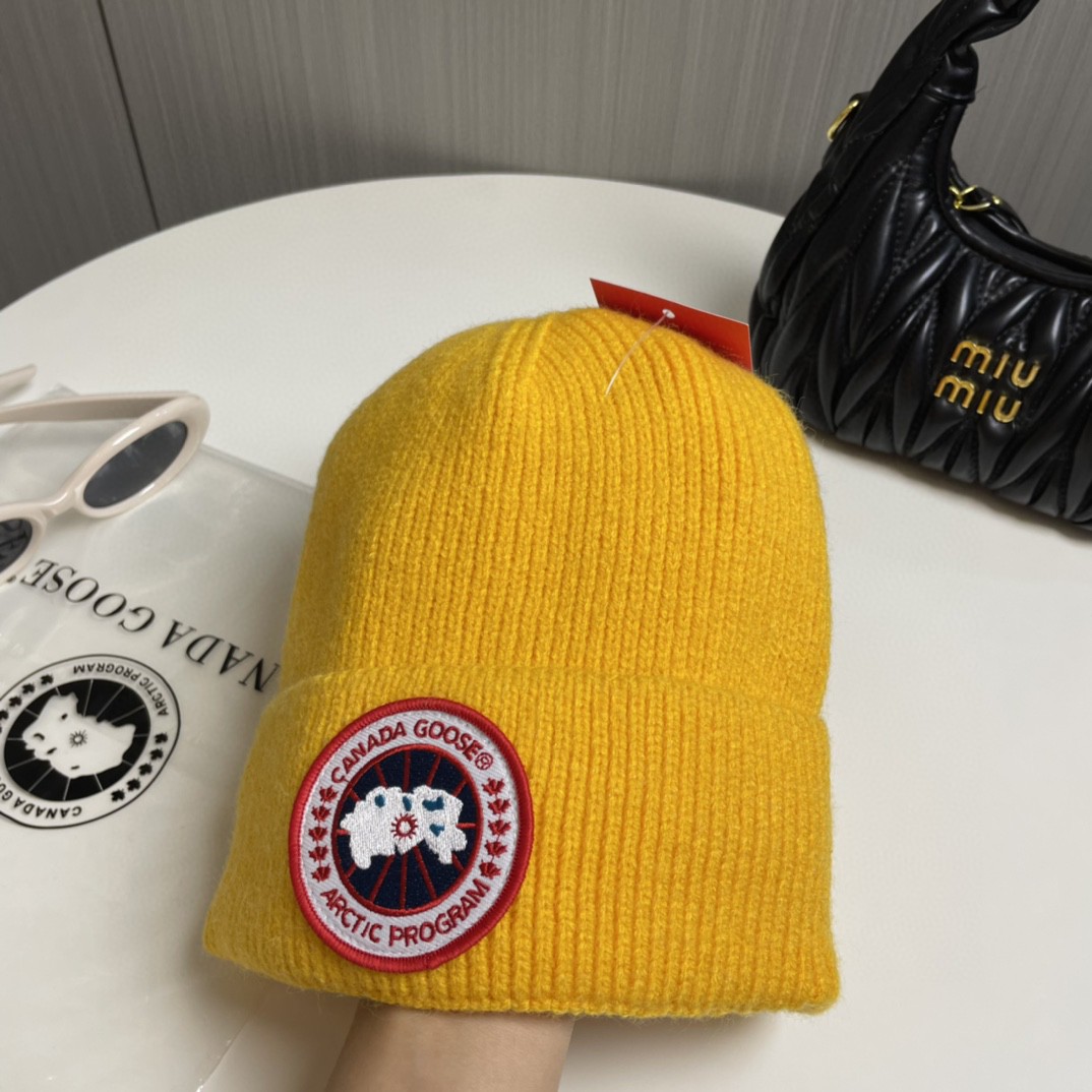 Canada Goose Logo Beanie Warm Hats