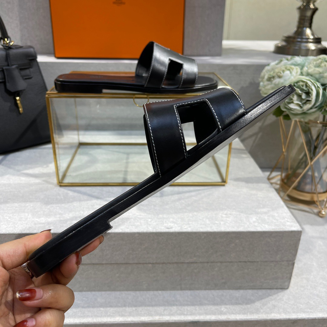 Hermes high version slippers