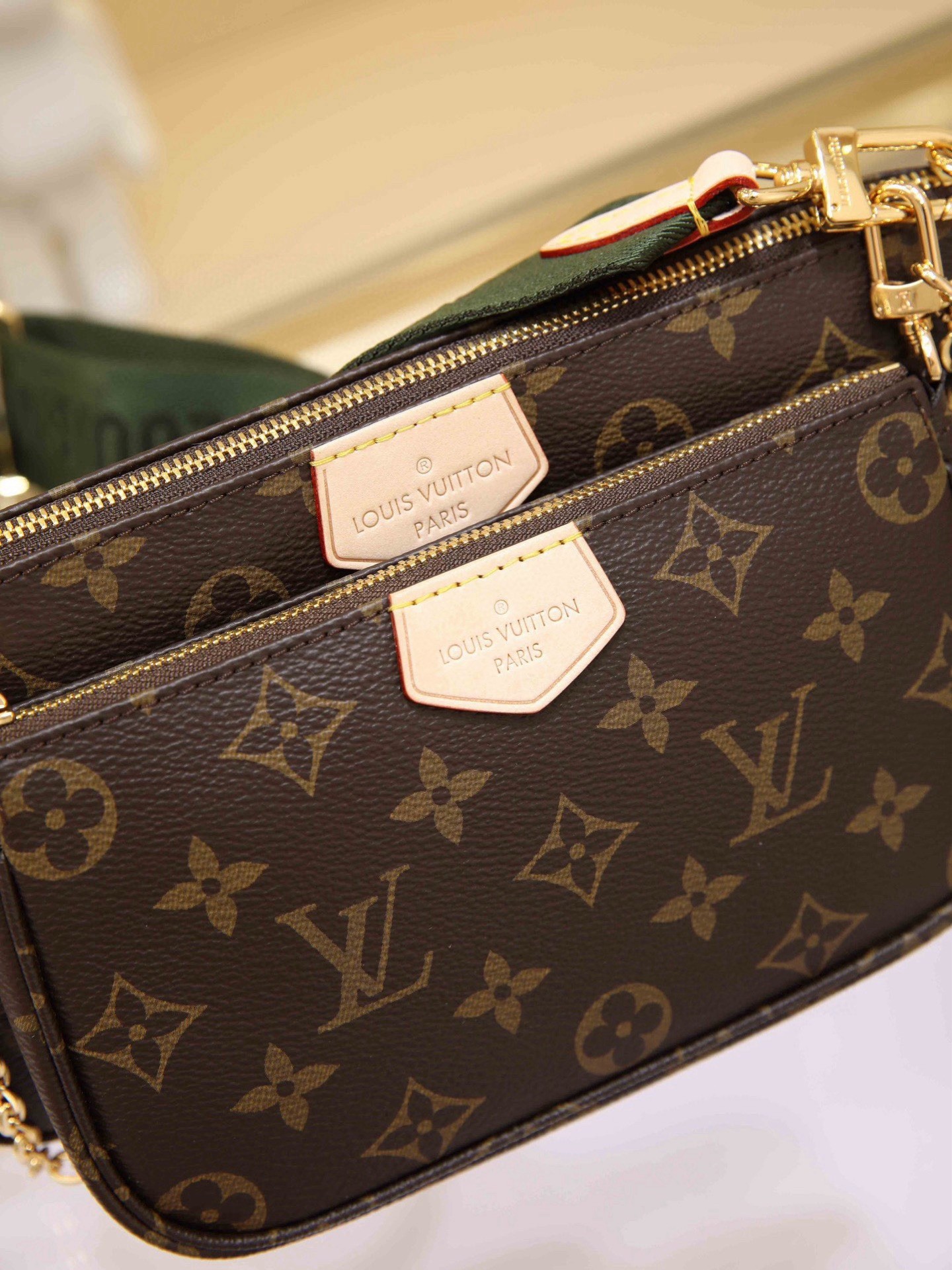 High quality LV Multi Pochette Accessories Monogram three piece set