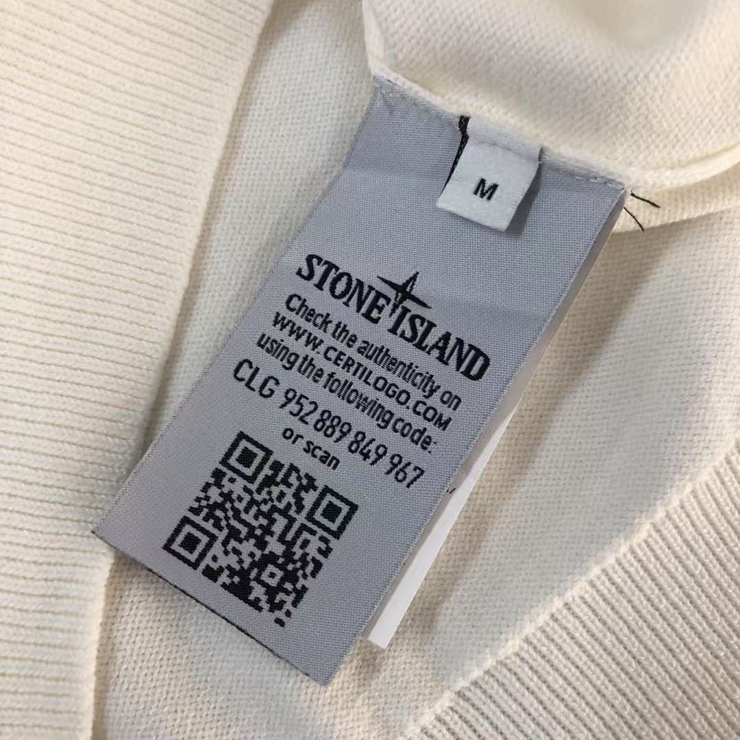 Stone island men's casual knit hoodie