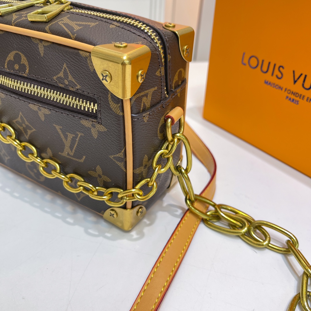 LV box shoulder bag