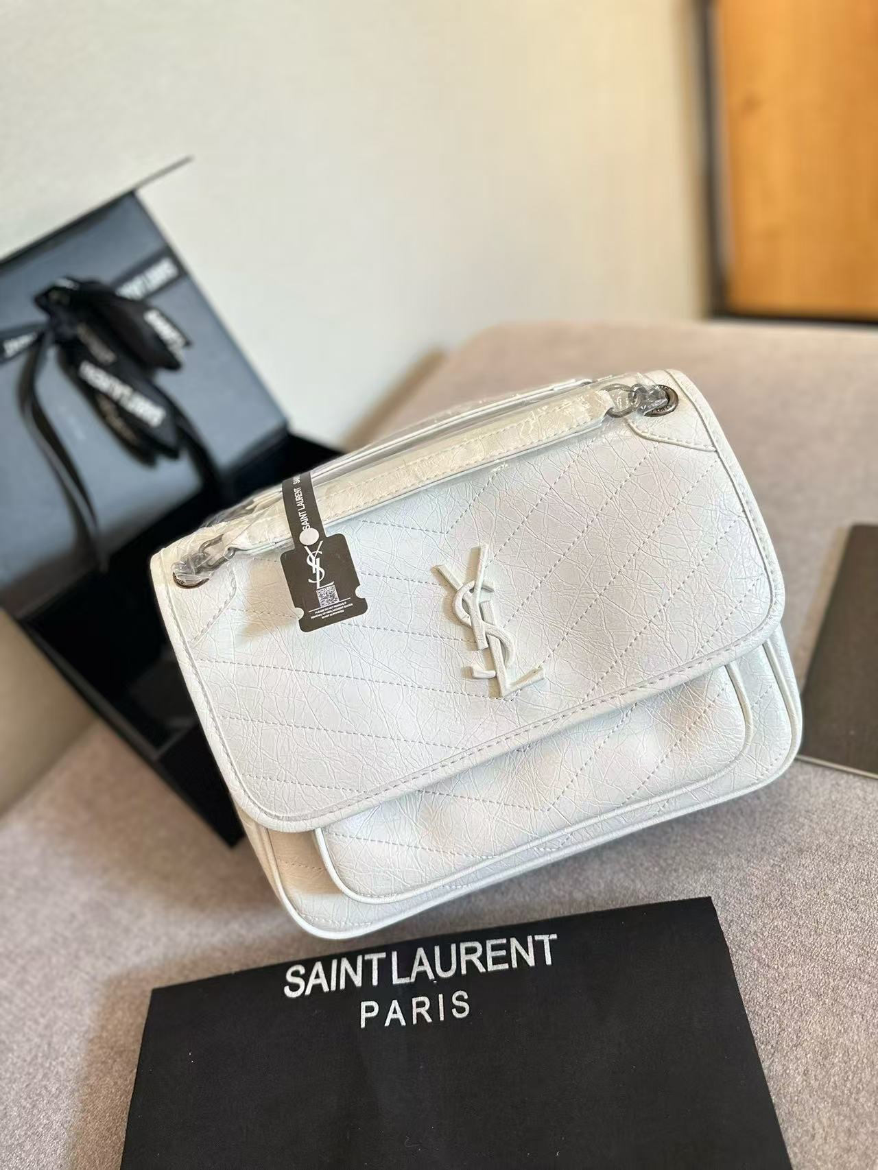 YSL Niki Monogram Logo Bag