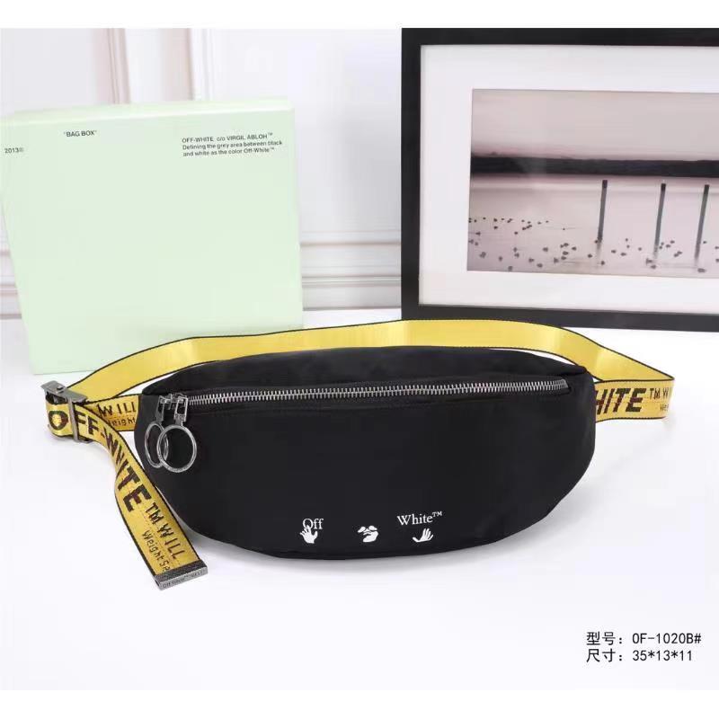 Off-White Casual Waist Bag bicycle waterproof shoulder bag