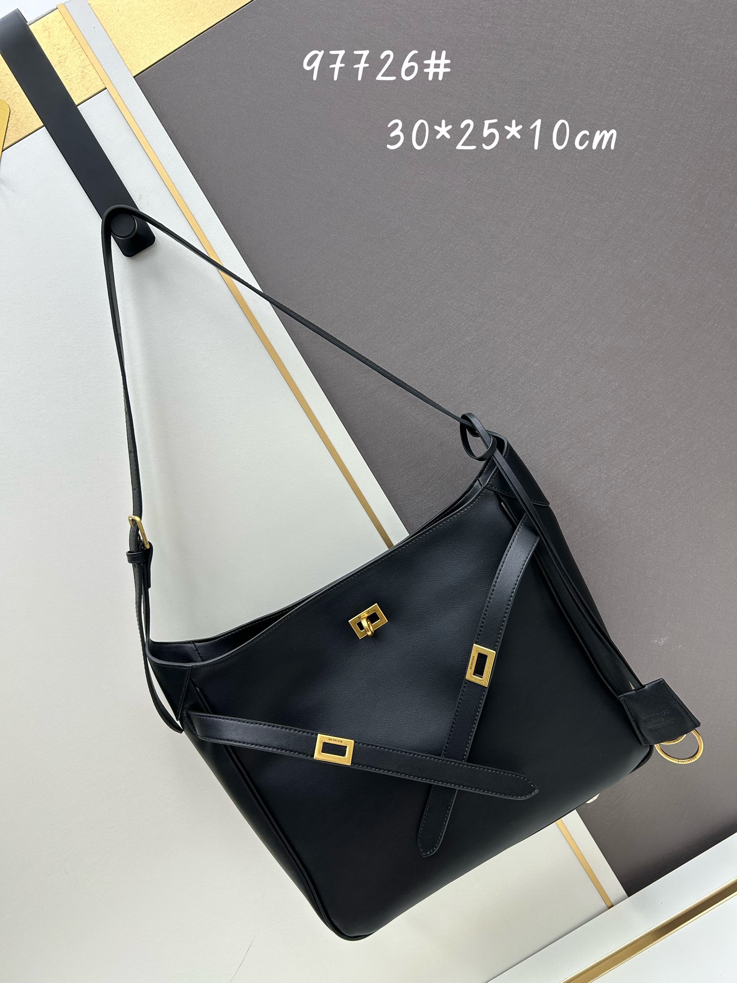 Balenciaga 24 Re-see bucket shoulder bag