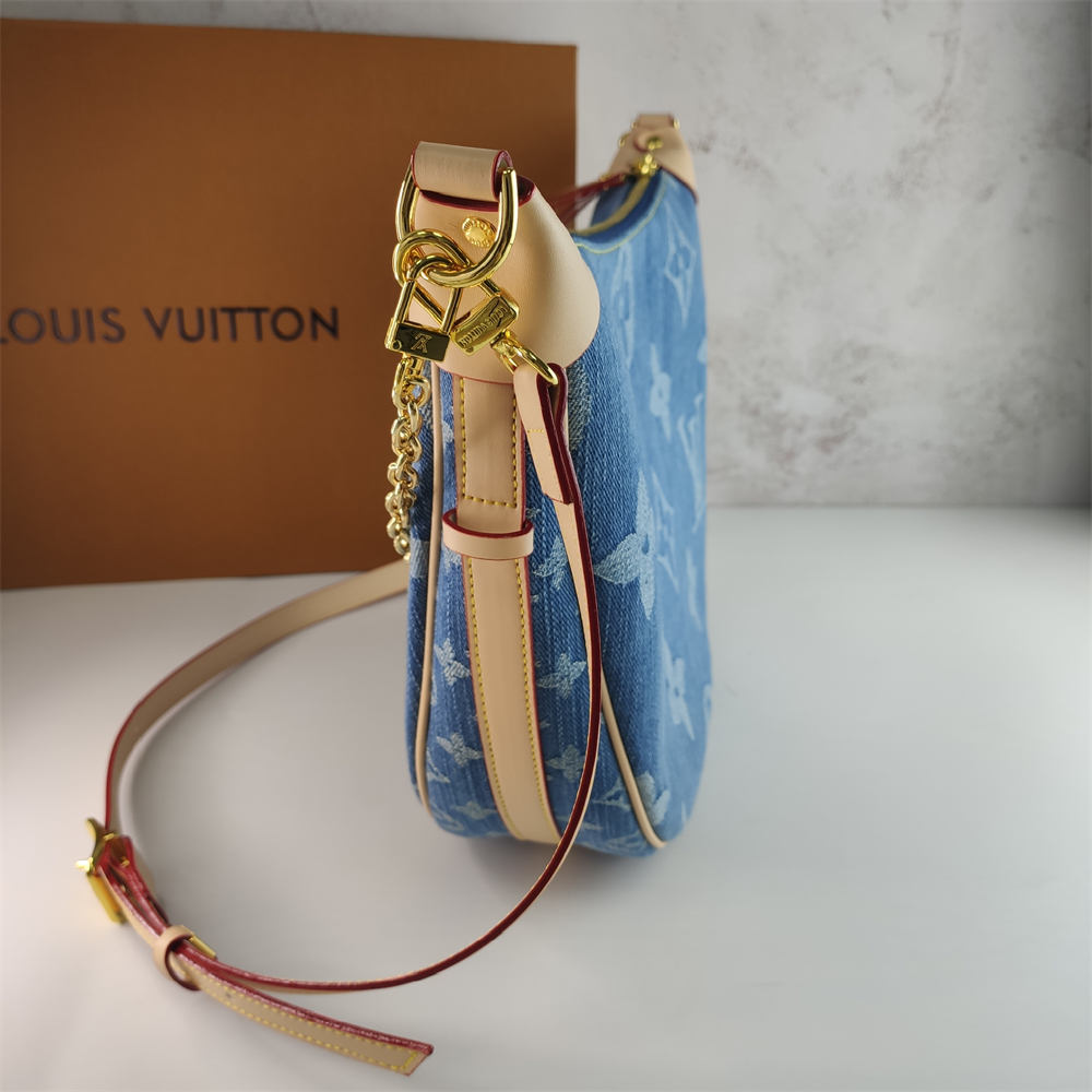 Louis Vuitton denim Moon Odeo Moneygram bag