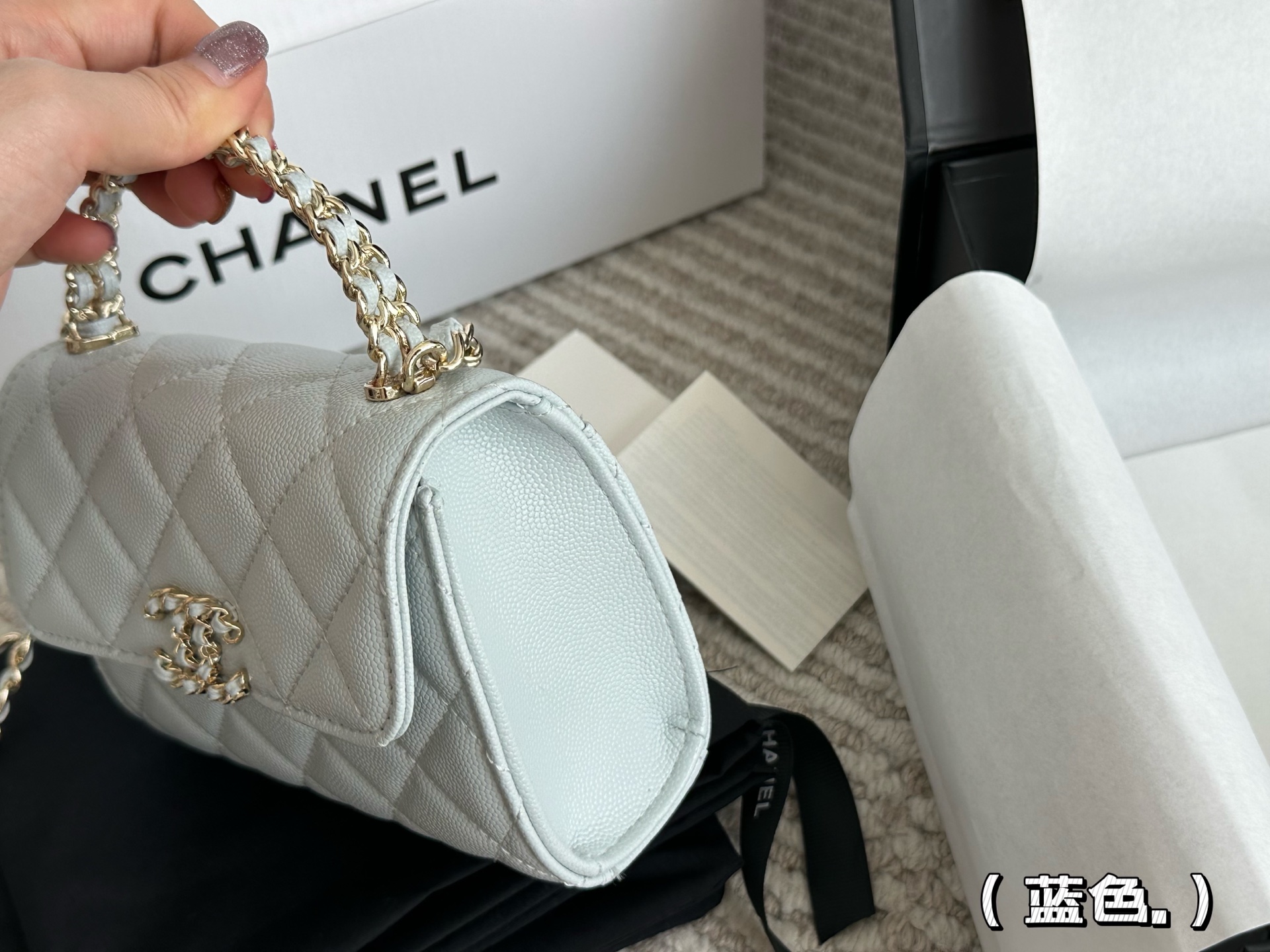 Chanel 23kelly chain crossbody shoulder bag