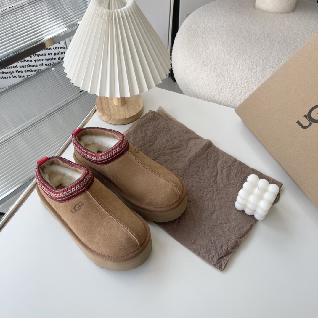 Replica Ugg Women's Tazz Suede  Platform Slippers