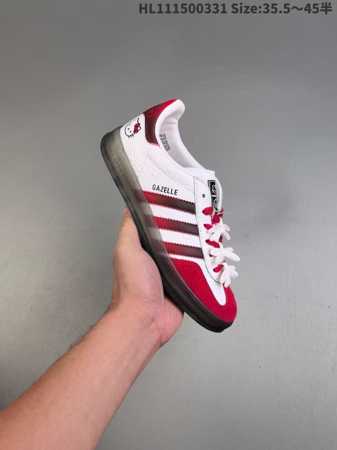 Adidas originals gazelle indoor xhello kitty凯