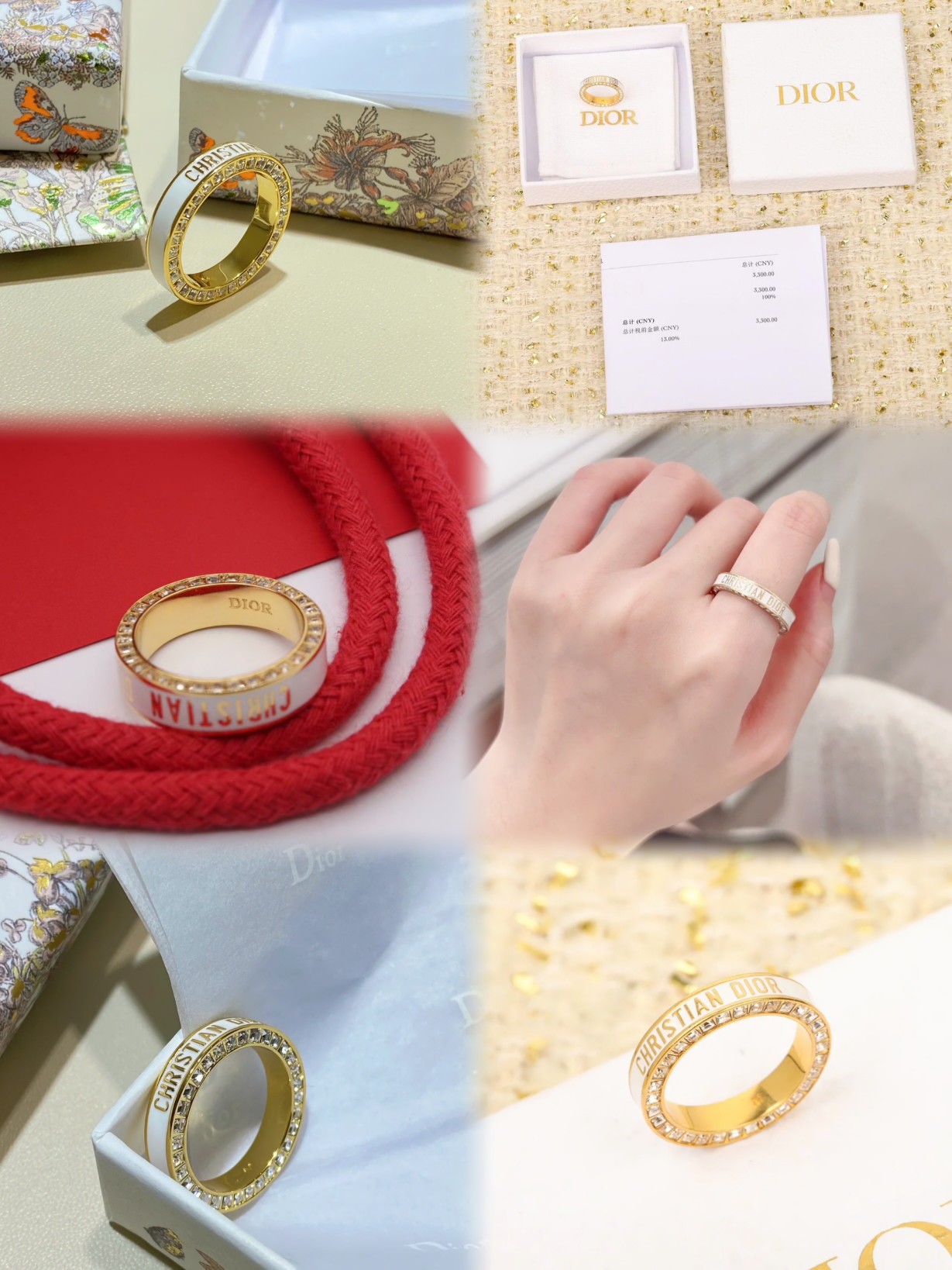 High-quality Dior ring