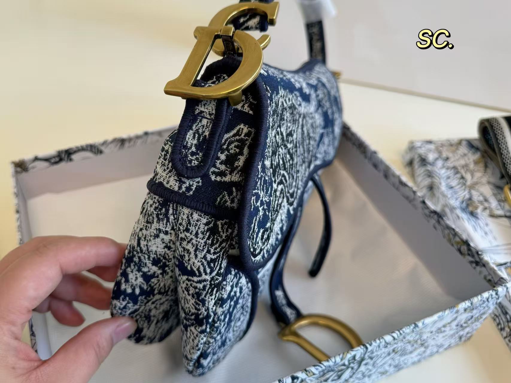 Dior's new embroidered saddle bag