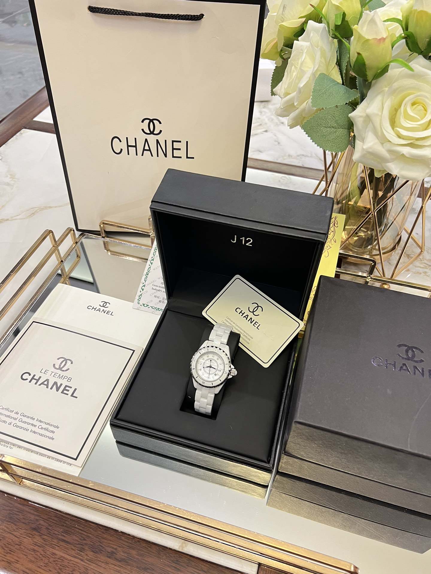 Replica CHANEL J12 Ceramic Quartz Ladies Watch