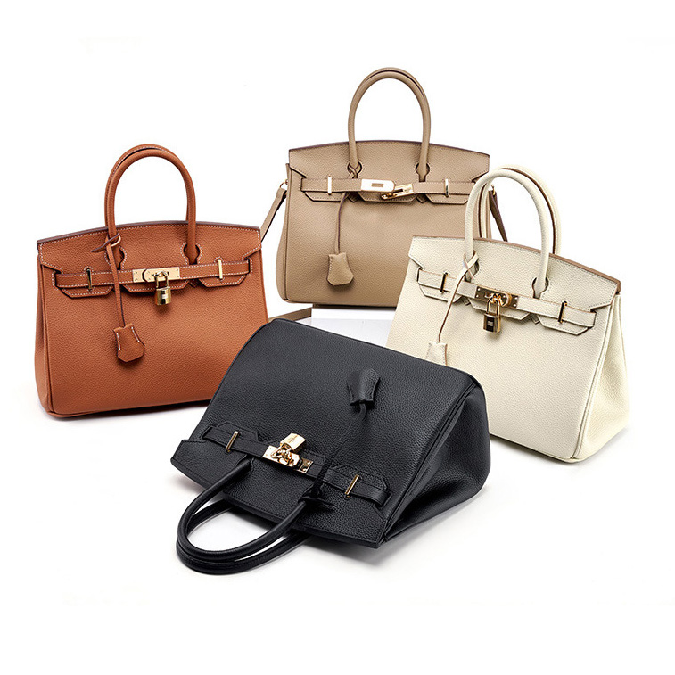 NO logo Lichee Pattern handbag