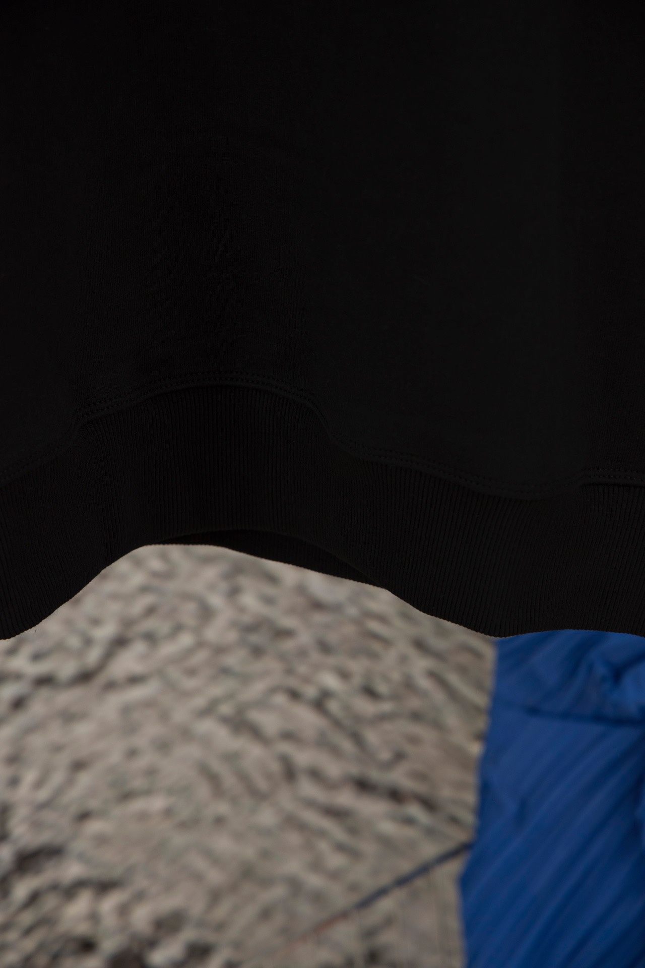 Replica LV large Logo printed crew neck hoodie