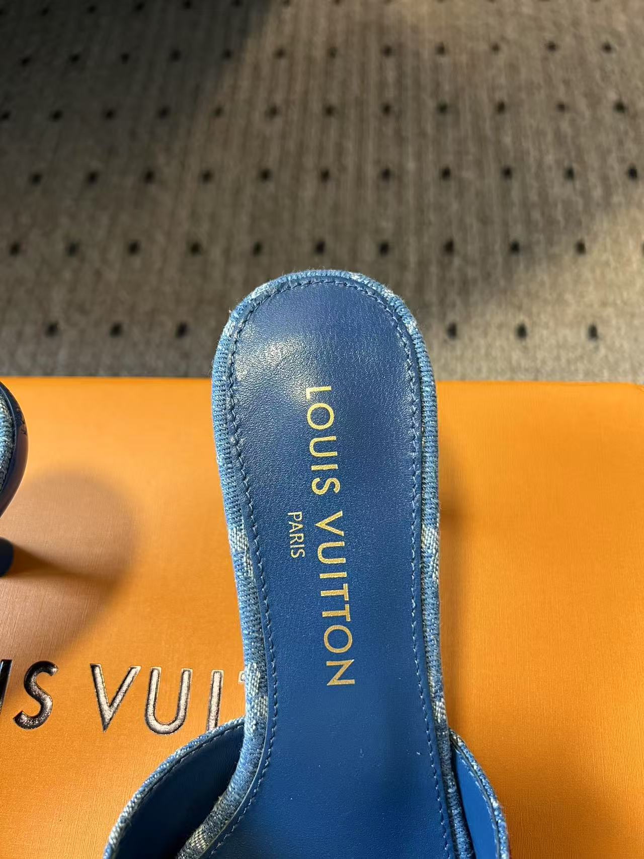 Louis Vuitton denim sandals