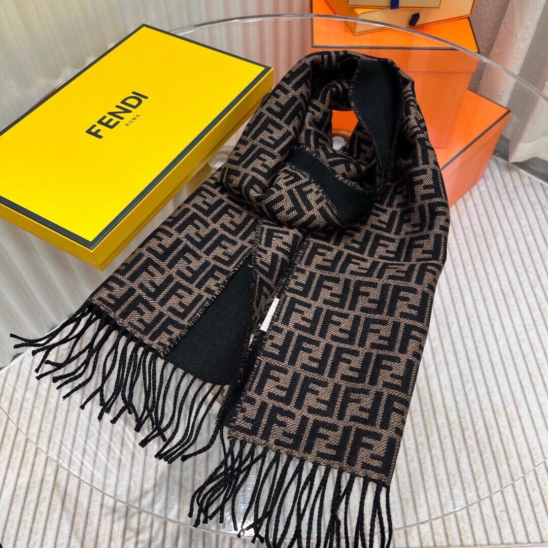 Fendi scarf Double F