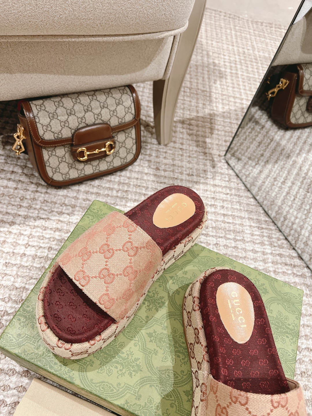 Gucci slipper 6 centimeters high