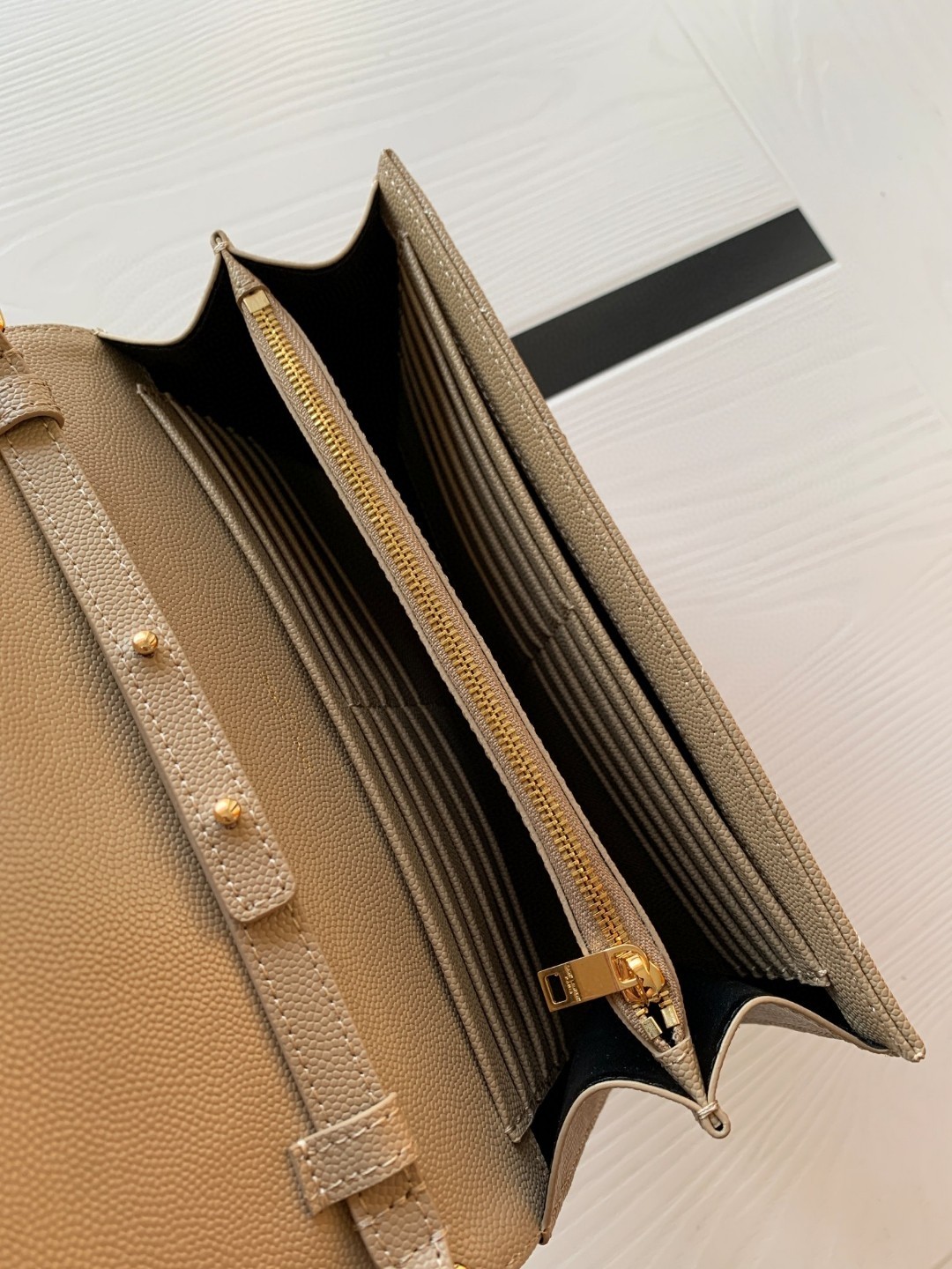 Top version YSL monogram woc 100% leather chain bag