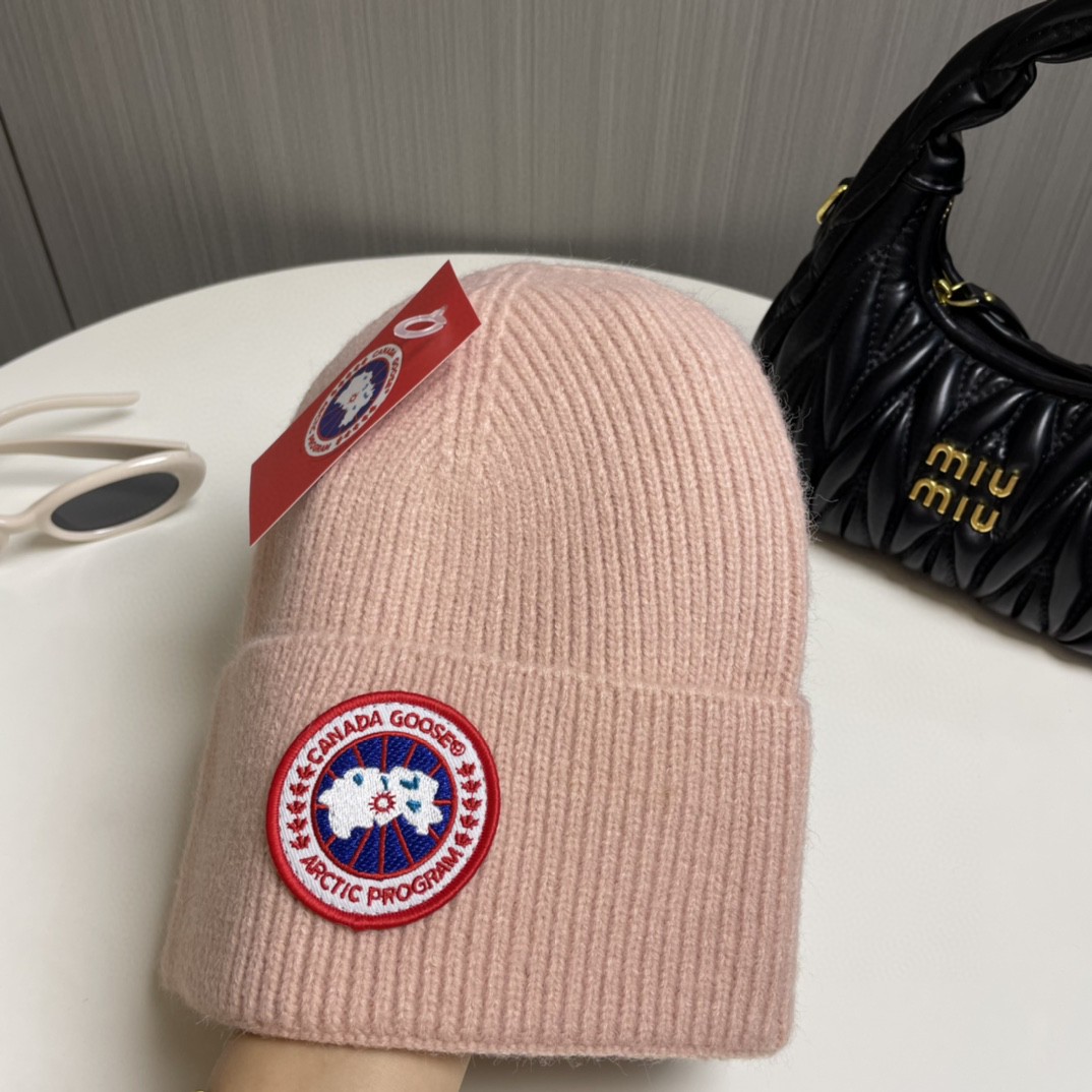 Canada Goose Logo Beanie Warm Hats