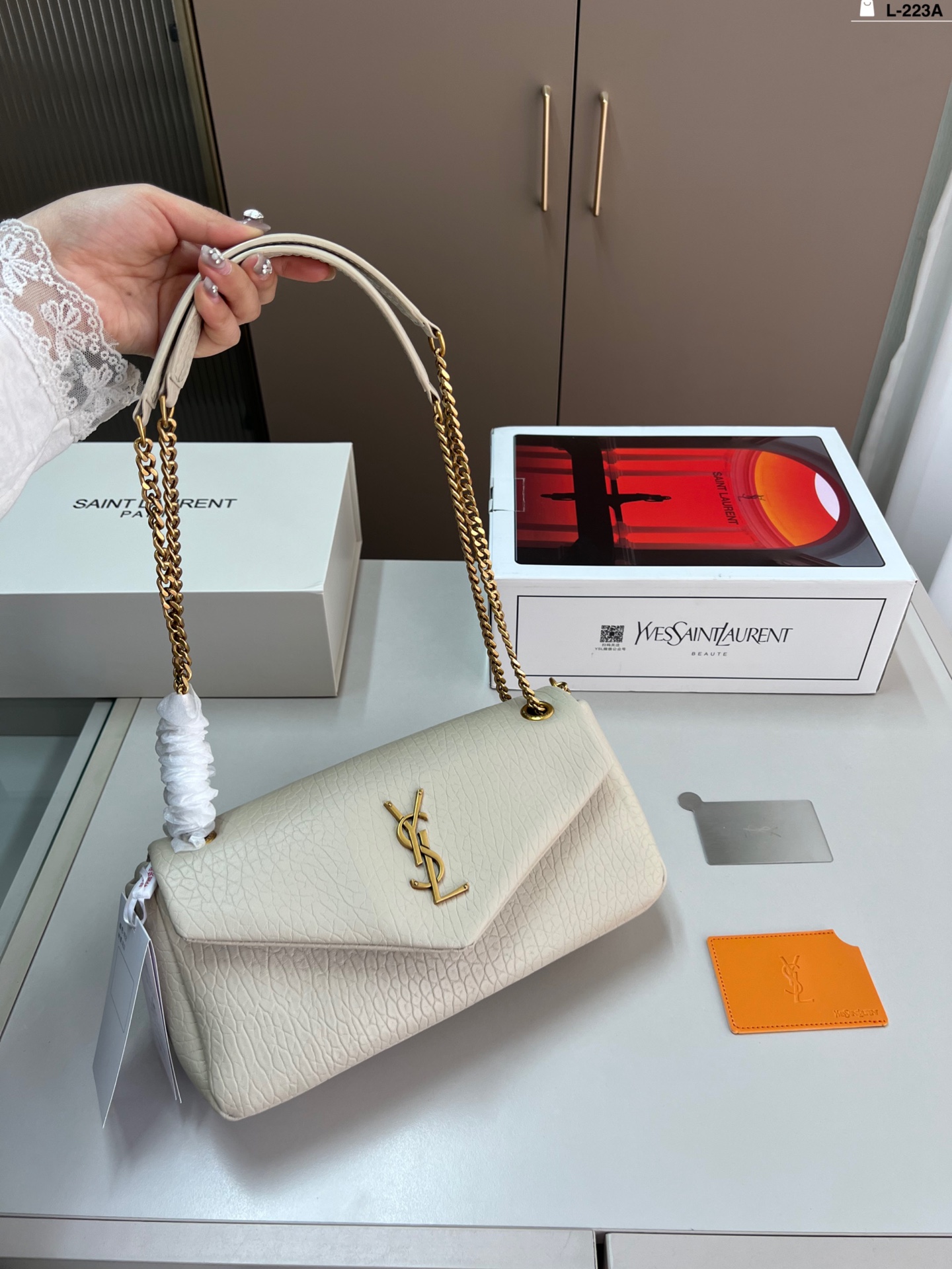 YSL calypso armpit bag