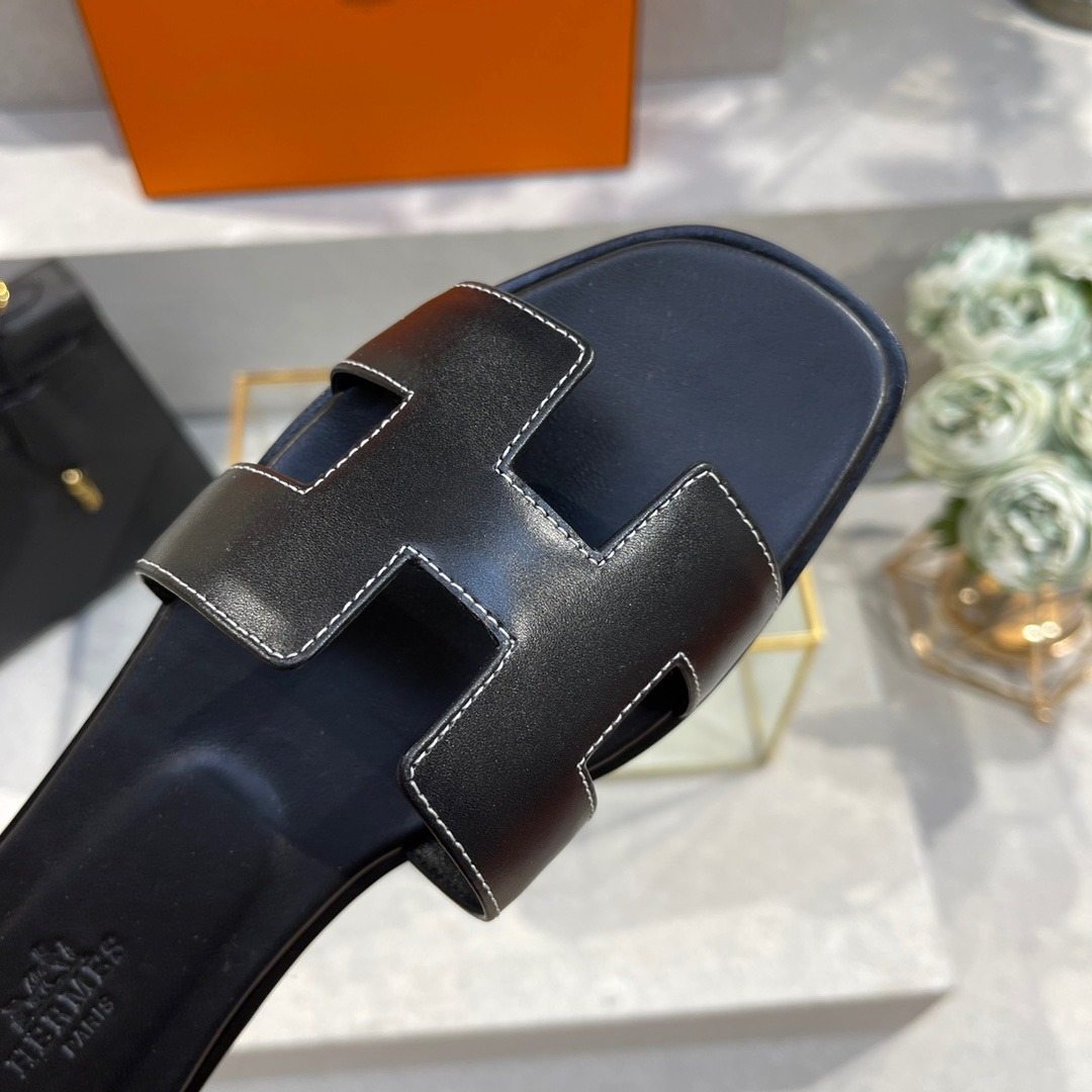 Hermes high version slippers