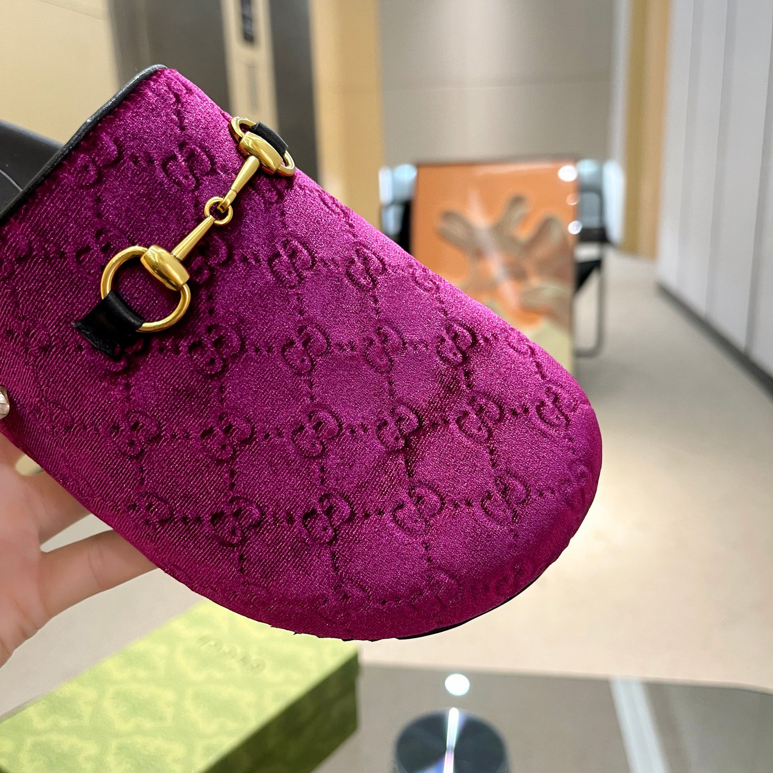 High quality original Gucci slippers unisex