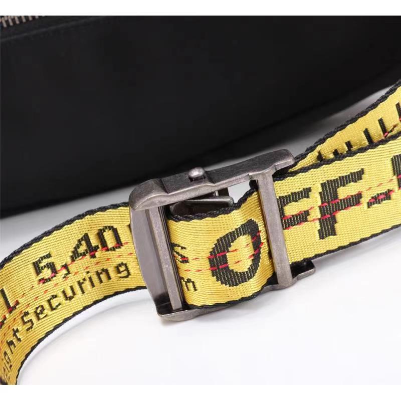 Off-White Casual Waist Bag bicycle waterproof shoulder bag