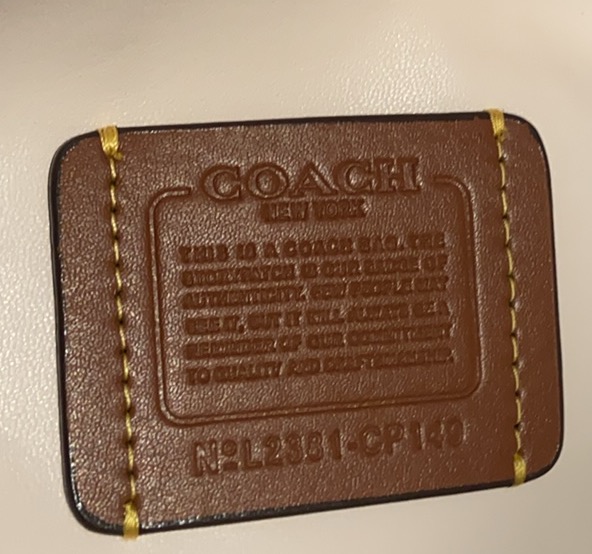 Coach quilting tabby