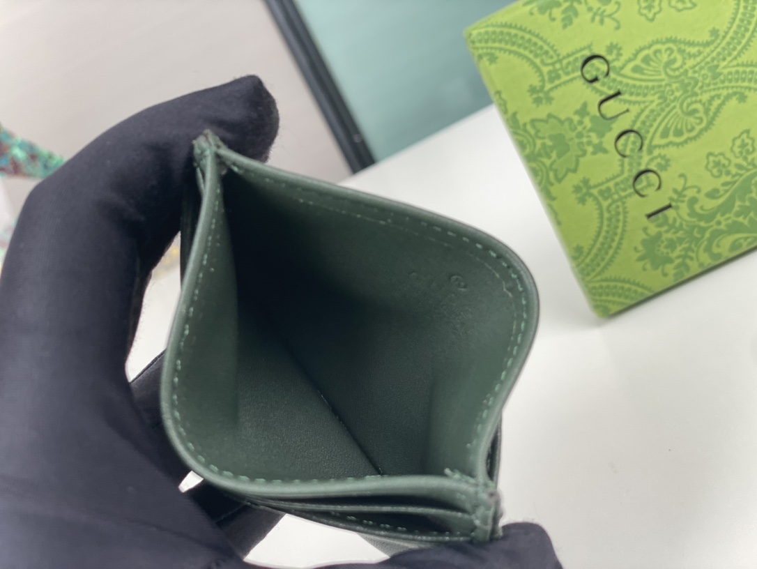 Replica Gucci GG Marmont Women Real Leather Card Bag