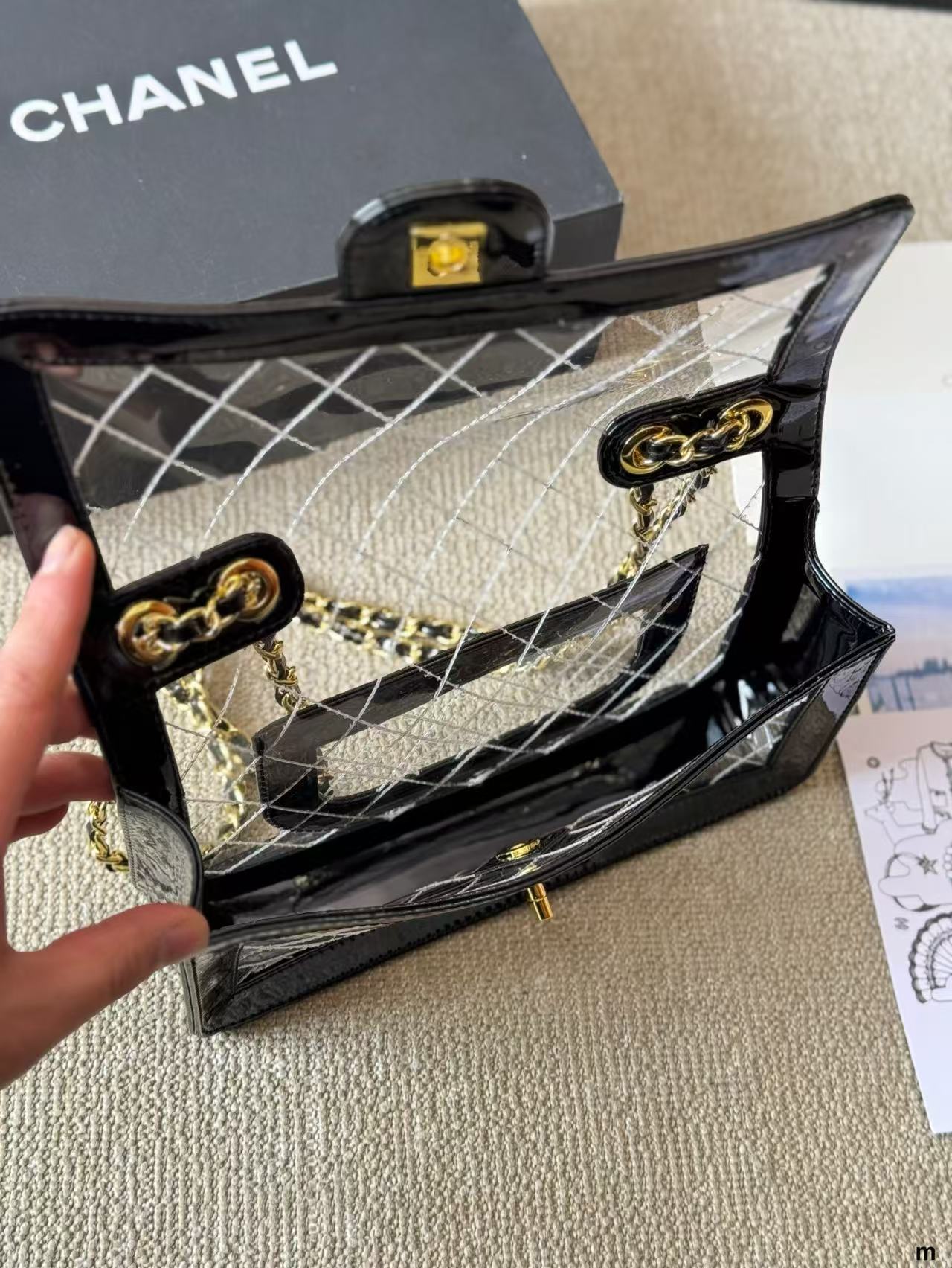 Chanel Clear CF Jelly bag