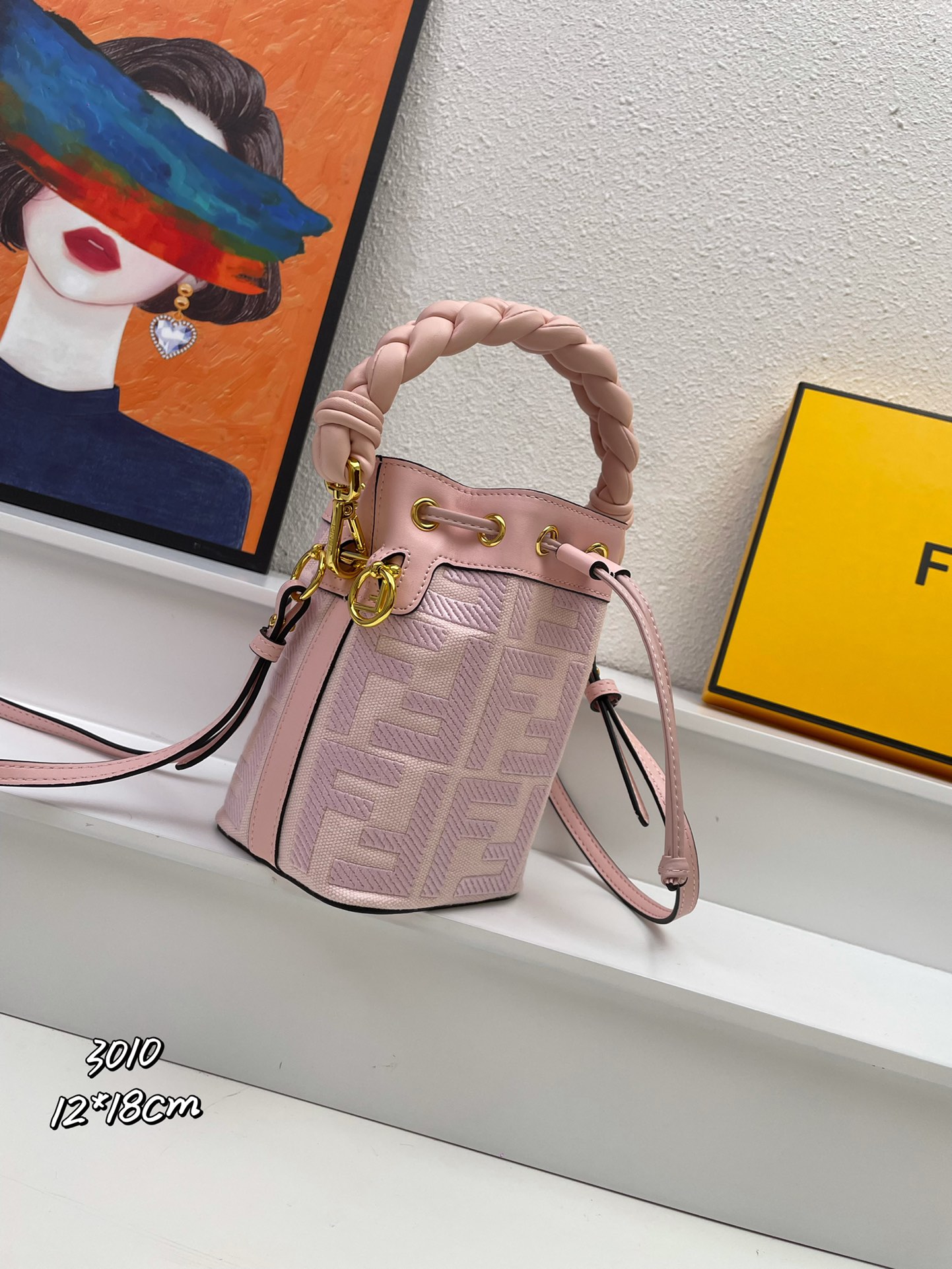 Fendi Mon Tresor  bucket bag