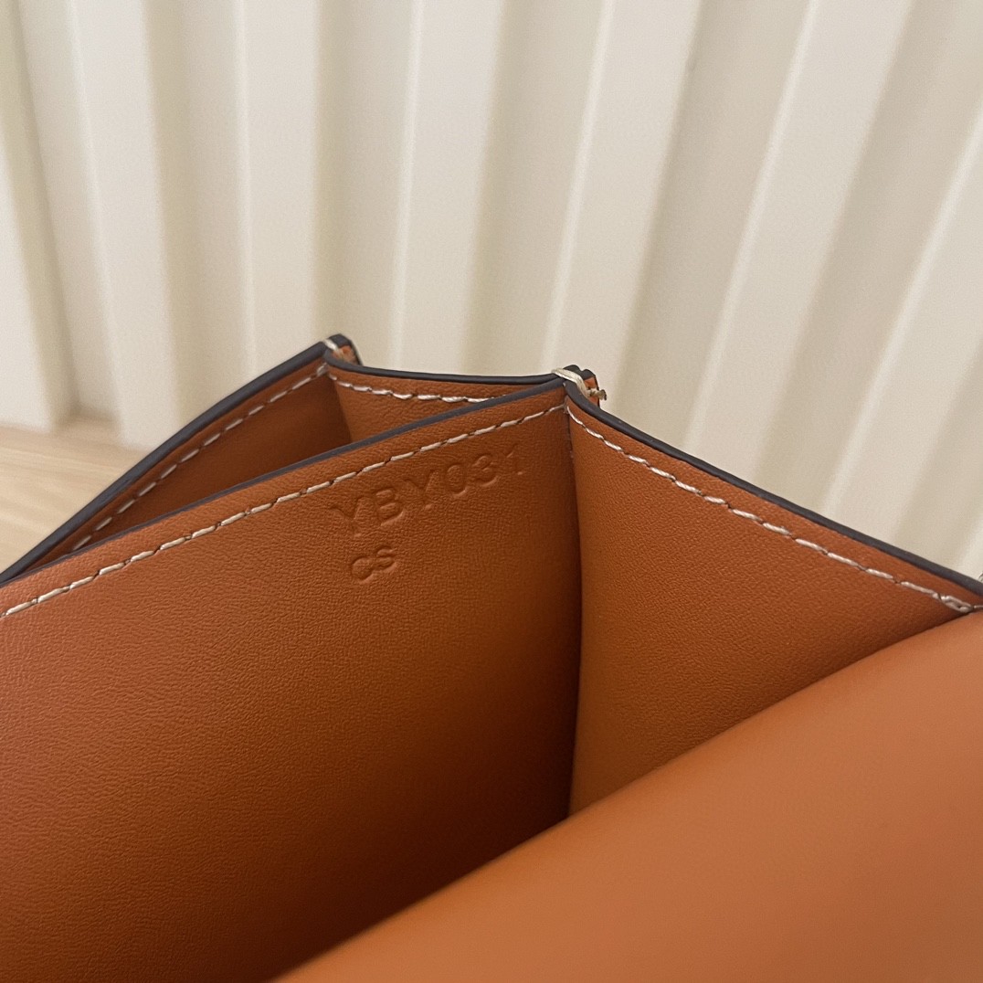 Hermes Women Constance 24 Bag Epsom Leather-Orange/Gold