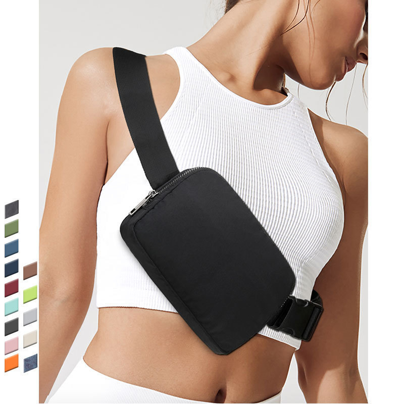 Nylon crossbody waist bag