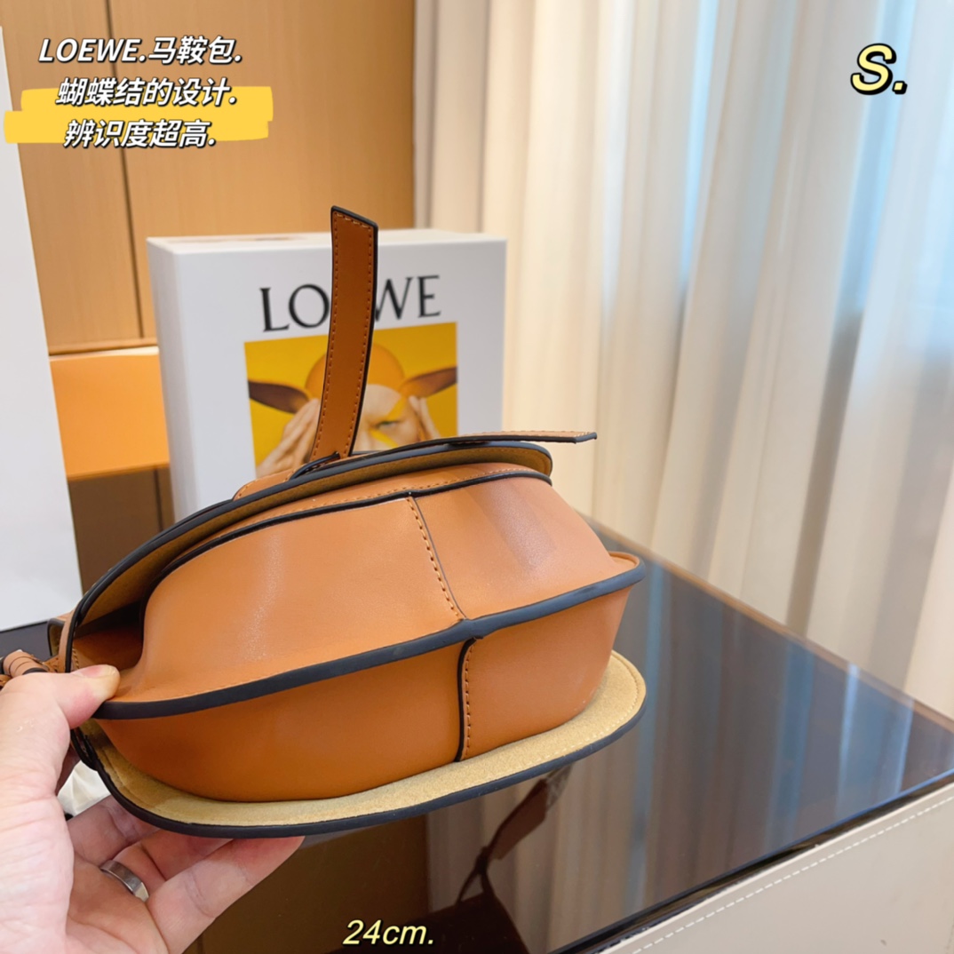 Replica Loewe Gate Small Canvas Jacquard-Trimmed Leather Shoulder Bag