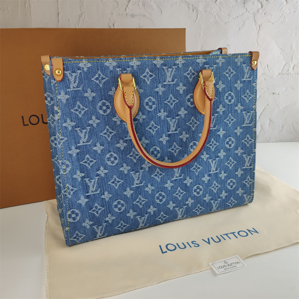 Louis Vuitton Denim Tote Bag