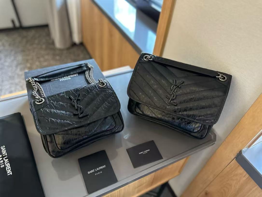 YSL Niki Monogram Logo Bag