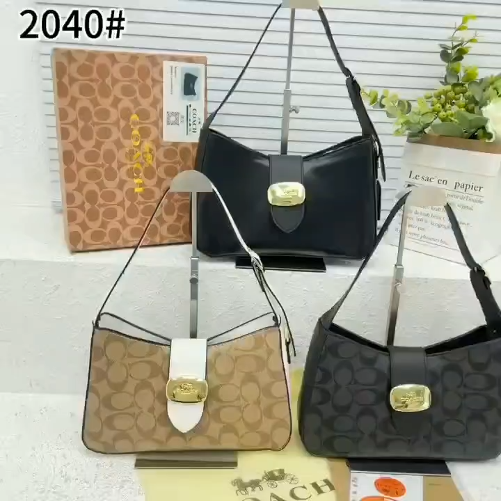 Coach shoulder armpit handbag