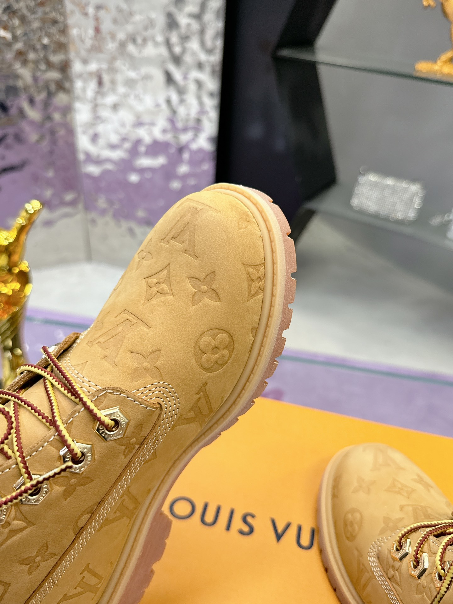 LV x Timberland  Monogram Short boots