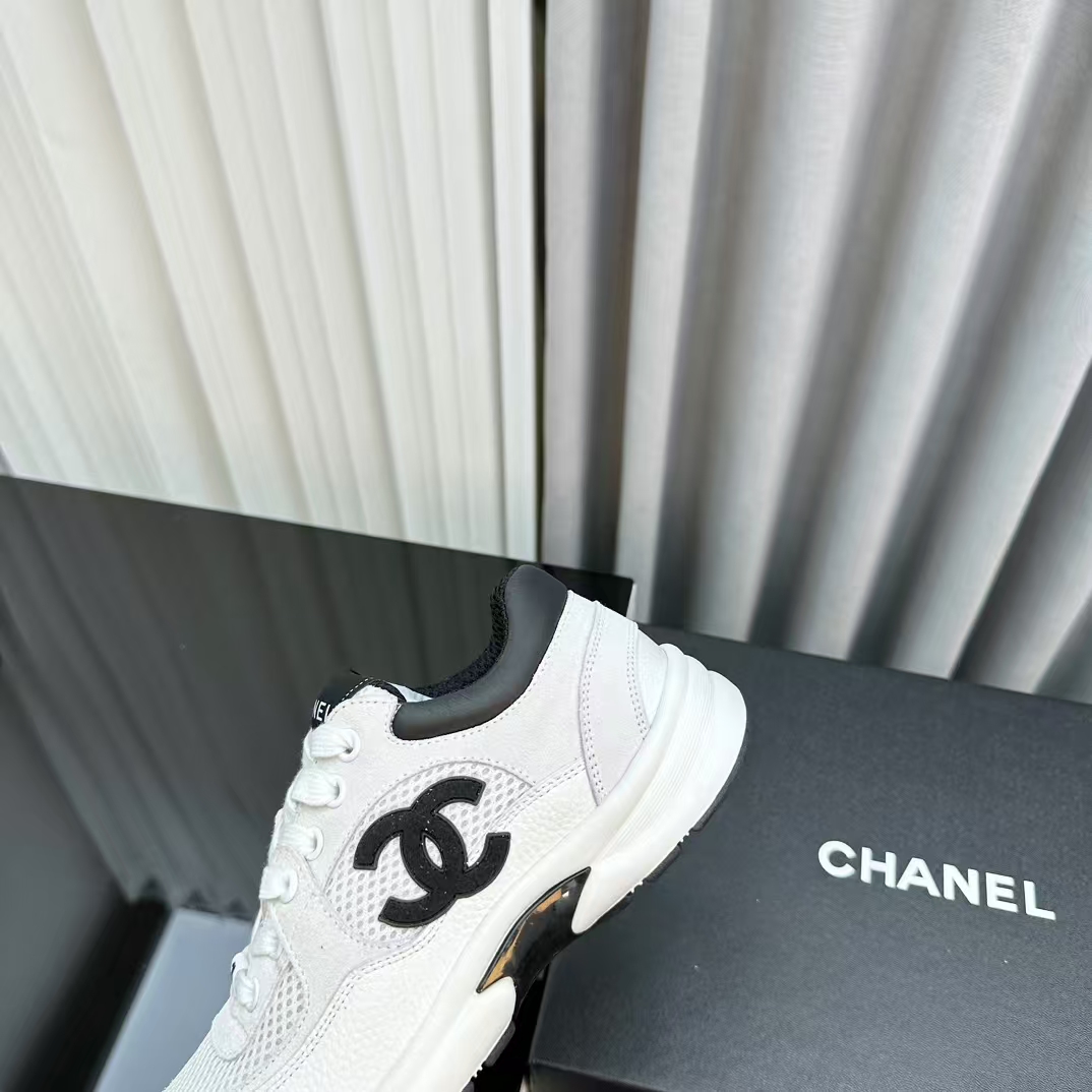 Chanel * SS woolen splicing casual sports shoes