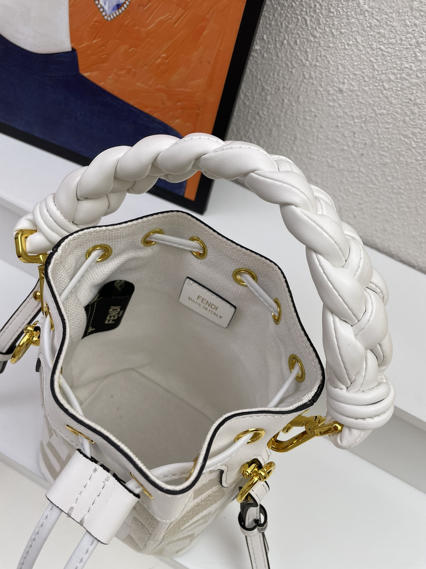 Fendi Mon Tresor  bucket bag