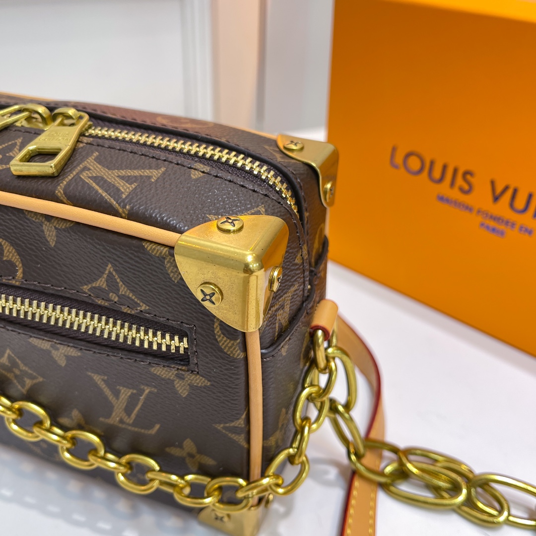 LV box shoulder bag
